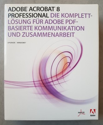 Adobe Acrobat 8 Professional UPGRADE in OVP, deutsch