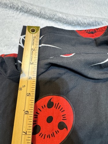 Naruto Shippuden Anime Hemd Herren 2XL Masashi Kishimoto Art Schwarz Rot SS Hawaii - Bild 15 von 15