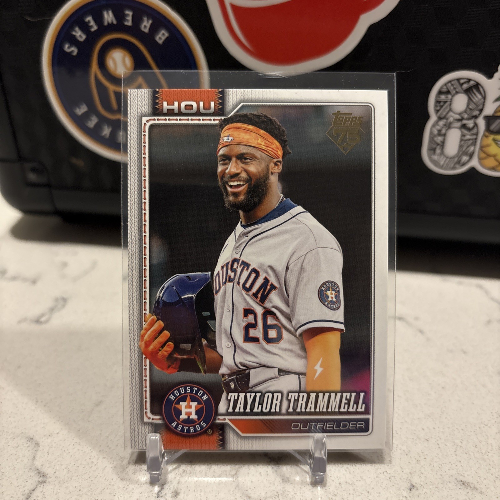 2026 Topps Series 1 Taylor Trammell Golden Mirror Variation #124 Astros