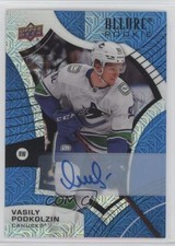 2021-22 Upper Deck Allure Rookies Blue Line 9/35 Vasily Podkolzin #107 Auto 14ji