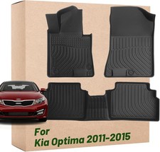 Car Floor Mats Replacement for Kia Optima 2011-2015 Waterproof Carpets Non-slip