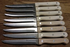 Allwin Houseware 8 Piece Set Of Steak Knives