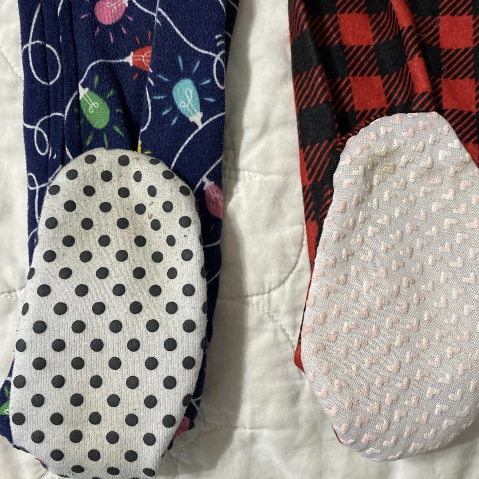 Lote de 2 - Manta Pijama Patas Polares 18 Meses, Navidad Foto 4 de 4