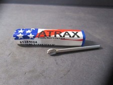 Atrax (SE-53DC-ATX) 3/16 x 1/8 x 9/32" x 1-1/2" OAL Carbide Double Cut Oval Burr