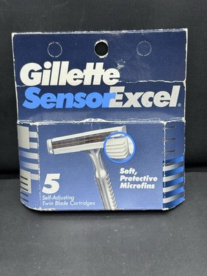 1993 Gillette Sensor Excel Men's Razor Blade Refills, 5 Count FREE Shipping