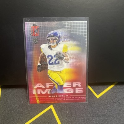 2024 Blake Corum Topps Signature Class 092/150 After Image AI-14 Rookie RC.