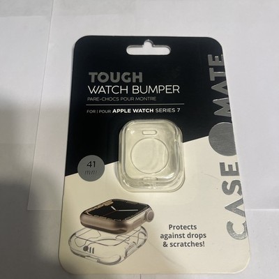 NEW sealed Case-Mate Tough Watch Bumper for Apple Watch Series 7  41 mm  Clear