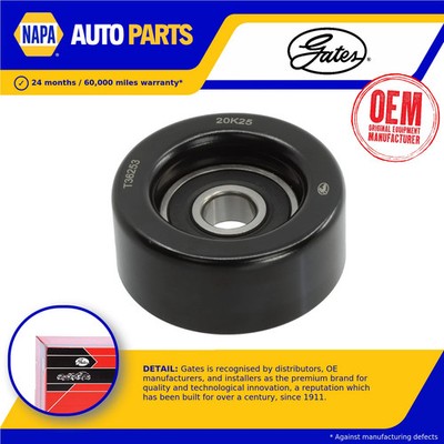Aux Belt Idler Pulley fits HYUNDAI PORTER 2.5D 03 to 04 D4CB Guide Deflection