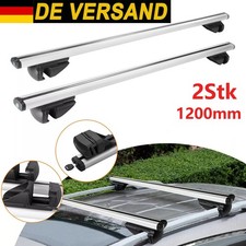 2x Dachträger universal 150 kg Relingträger Gepäckablage Alu Fracht Gepäckträger