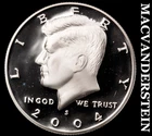 2004-S Kennedy Half Dollar- Silver- Choice Gem Proof Luster No Reserve #i8846
