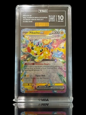 Pikachu ex 057/217 Me: Ascended Heroes Holo for sale online | eBay