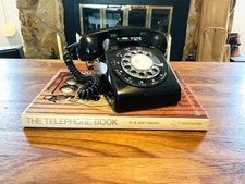 Vintage Stromberg Carlson WORKS Rotary Dial Phone, Classic Black Desk Telephone
