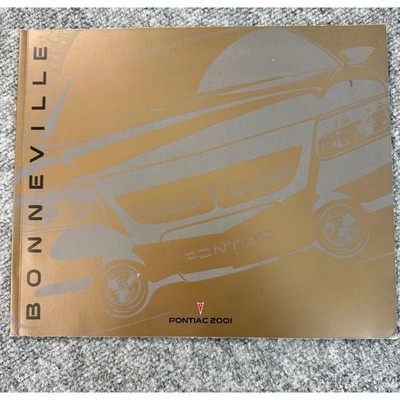 2001 Pontiac Bonneville Sales Brochure Dealer Catalog SSEi Luxury Sedan 01 Vtg