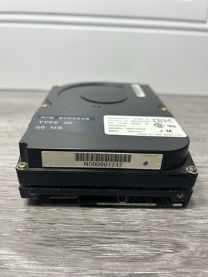 ✯ IBM Computer Hard Drive 20mb Megabytes Model WD-325N (A07282