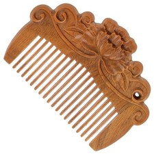 Wooden Hair Styling Comb for Women and Men Durable Mini Anti Static Scalp Comb