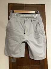 Under Armour Golf Shorts Size Youth Large Gray - Adjustable Waist