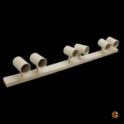 Lindby Deckenspots Spotleuchte Kardis beige 6-flammig Metall LED SIEHE TEXT/FOTO