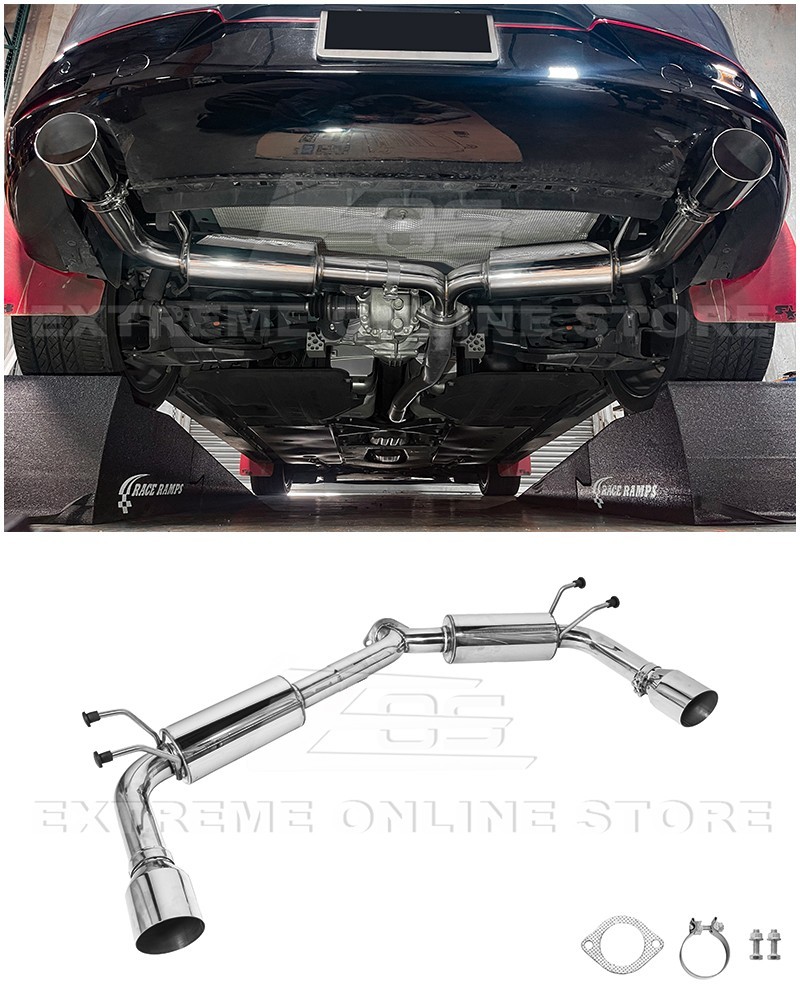 For 19-Up Mazda 3 Hatchback & CX-30 | T-304 Dual Muffler Axle Back