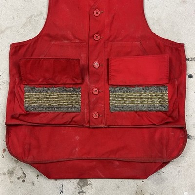 トップス special! 40s Duxbak Hunting Vest Vintage 40s 50s Utica Duxbak Mohawk Cotton Canvas Hunting Vest