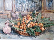 Quadro Dipinto a firma di Guido Casciaro - 1943, Natura Morta - Olio su cartone