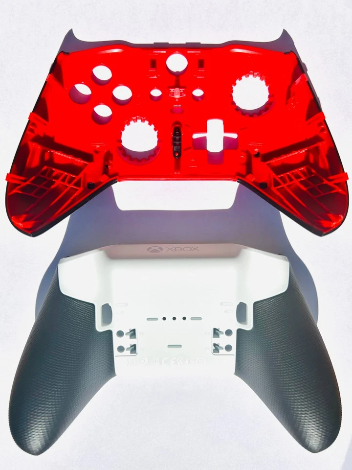 Microsoft Xbox Elite Series 2 Red New Front Faceplate & Back Cover Replacement - Image 3 of 4