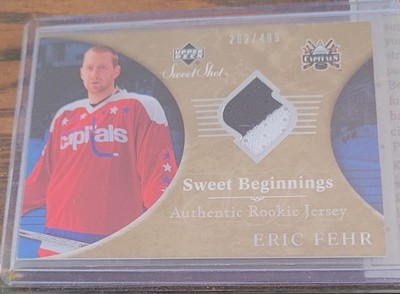 2006-07 Upper Deck Sweet Shot - Sweet Beginnings Eric Fehr #160 /499 (MEM, RC)