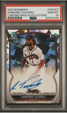 2023 Bowman Chrome Ambioris Tavarez Atomic Refractor Auto #38/100 PSA 10 Gem