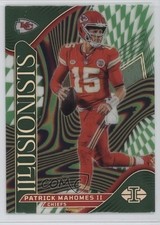 2024 Panini Illusions Illusionists Emerald Patrick Mahomes II #12 s1i