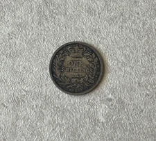 1868 Great Britain 1 One Shilling - Die# 6 - Silver L2