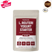 Coolinario L Reuteri Yogurt Starter (10-Pack, 1g Sachets) Yogurt Starter Culture