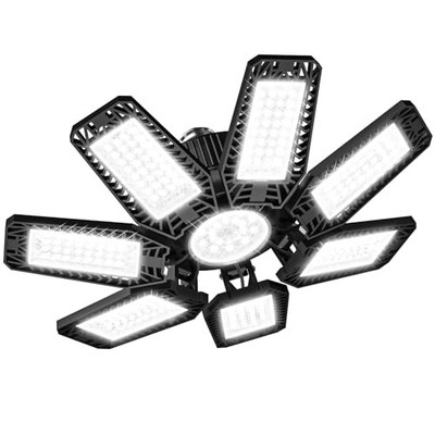 LED Garage Light - 200W 20000LM 6500K LED Garage Ceiling Lights with 7+1 1 Pack
