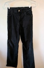Gymboree Boys Boack Corduroy Pants Size 12 Adjustable Waist