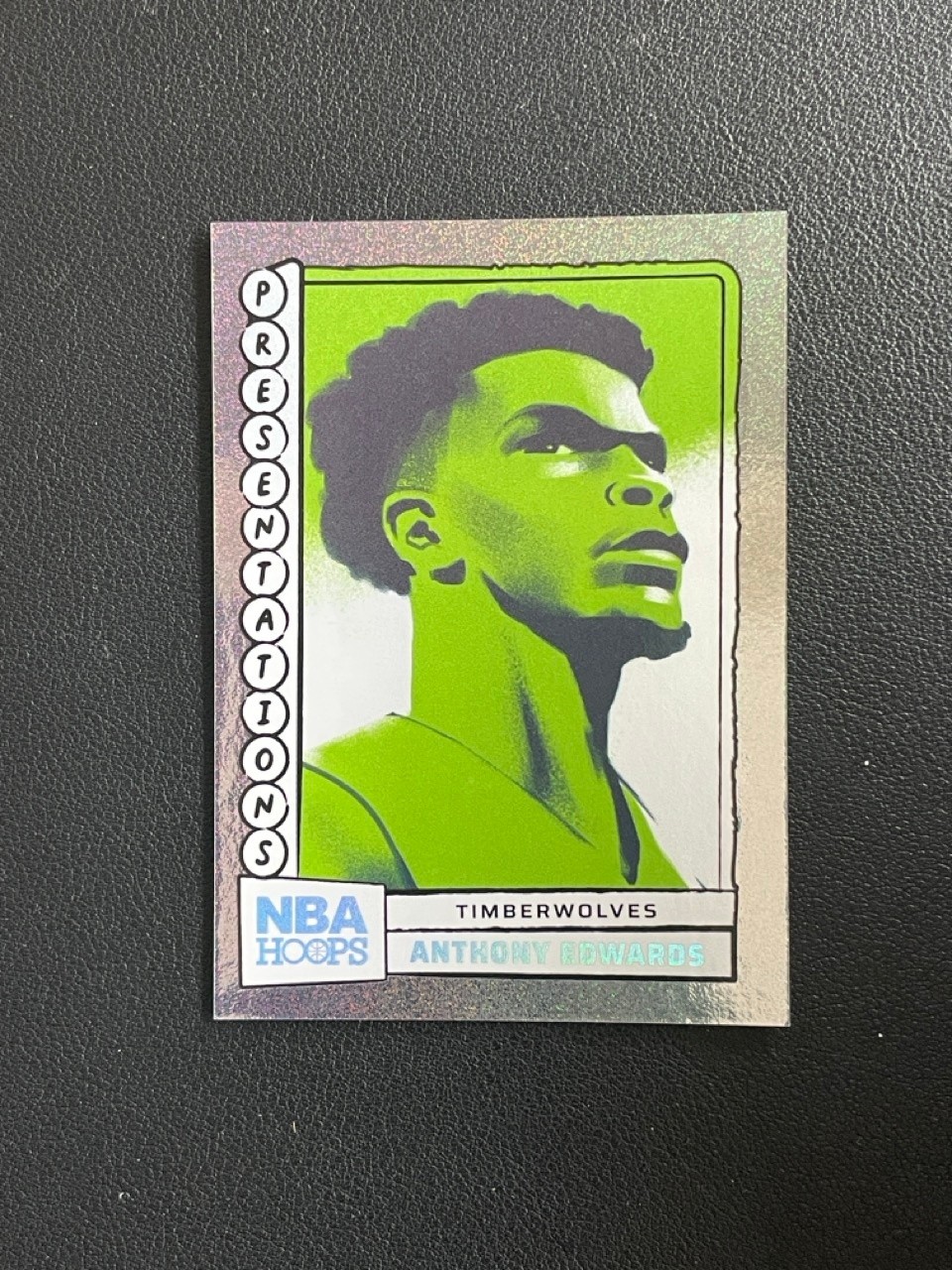 Anthony Edwards 2024-25 Panini Hoops Presentations #7 SSP