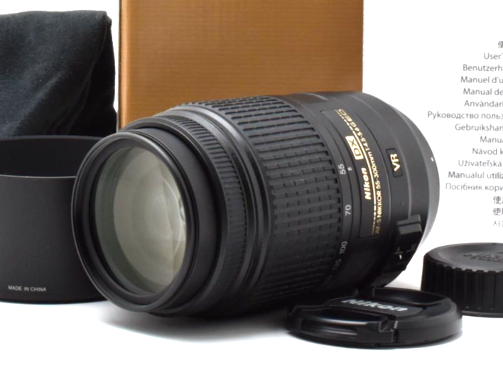 Nikon AF-S DX Nikkor 55-300mm f/4.5-5.6 G ED VR Zoom Lens JAPAN