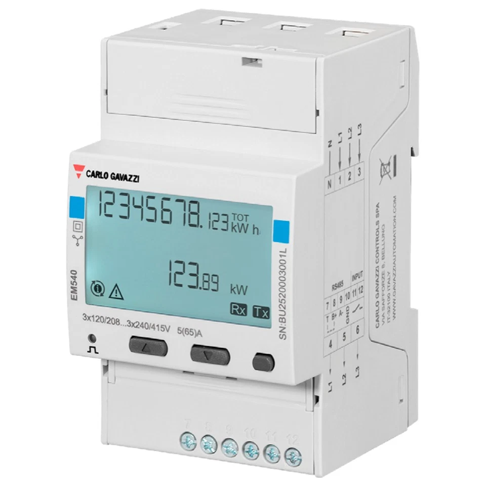 Energiemessgerät EM540 3 phasig - max 65A/Phase Victron Energy Meter - Bild 1 von 1