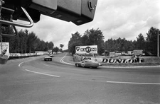 Henri Grandsire Leo Cella Alpine A210 Renault leads Ronnie Bucknum- Old Photo 1