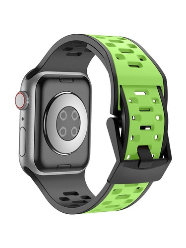 Sport Strap Band for Apple Watch Series 10-1 Ultra 2 44/45/46/49mm Black - Zdjęcie 22 z 32