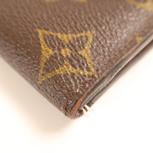LOUIS VUITTON LV GHW Portefeuille Josephine Long Wallet M41739 Monogram Braun - Bild 9 von 16