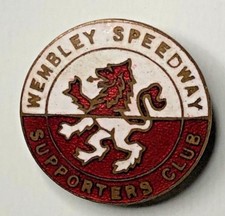 Vintage 1940's -50's Wembley Speedway Supporters Club large 2.8 cm's Fattorini 