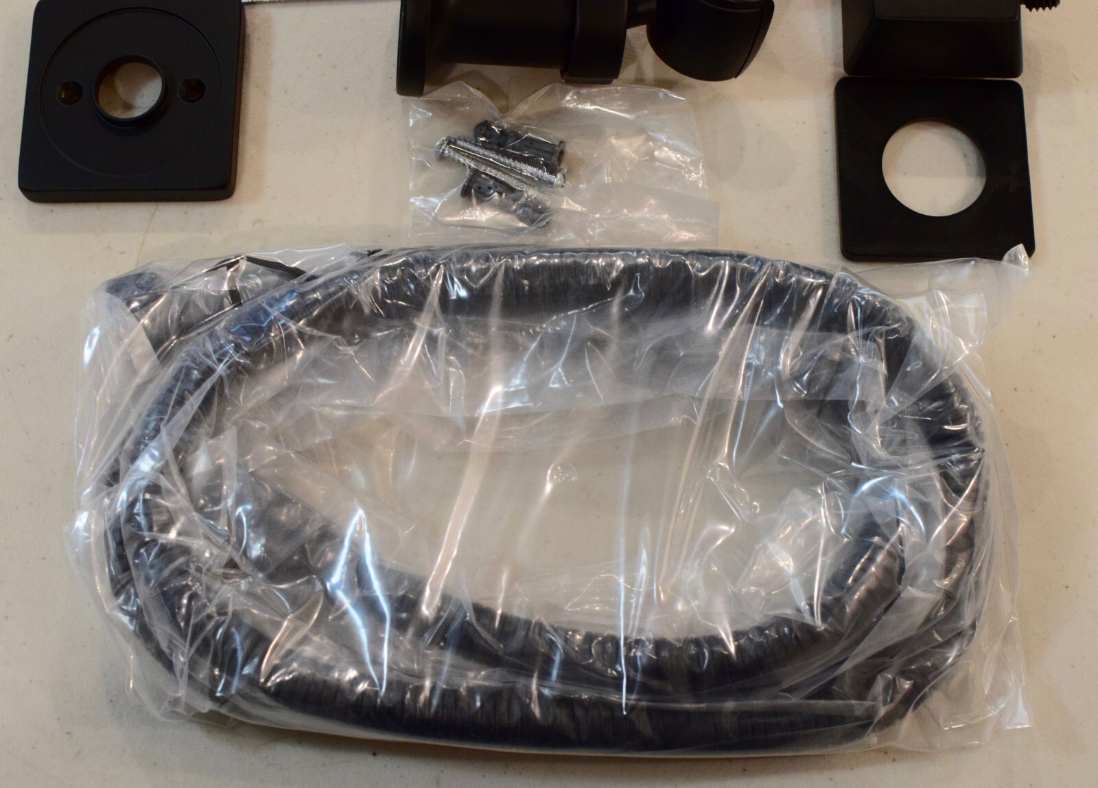 Brizo Siderna Hand Shower Package with Hose and Wall Supply Matte Black