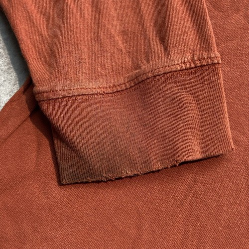 Carhartt Shirt Men's Long Sleeve Original Fit Bright Orange Size XL Distressed - Picture 5 of 10