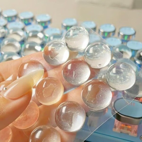 Halbkugel förmig Nail Art Tastatur Aufkleber Tastatur abdeckung tippen