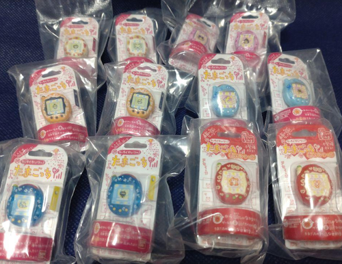 Ringcolle Tamagotchi 3 Capsule Giocattolo Totale 12 Tipi Gacha Mascotte GIAPPONE - Foto 16 di 16