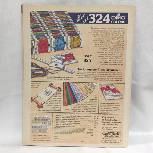 Cross Quick Magazine Easy Project Cross Stitch Lovers Feb/Mar 1990 Free Shipping - Bild 4 von 4