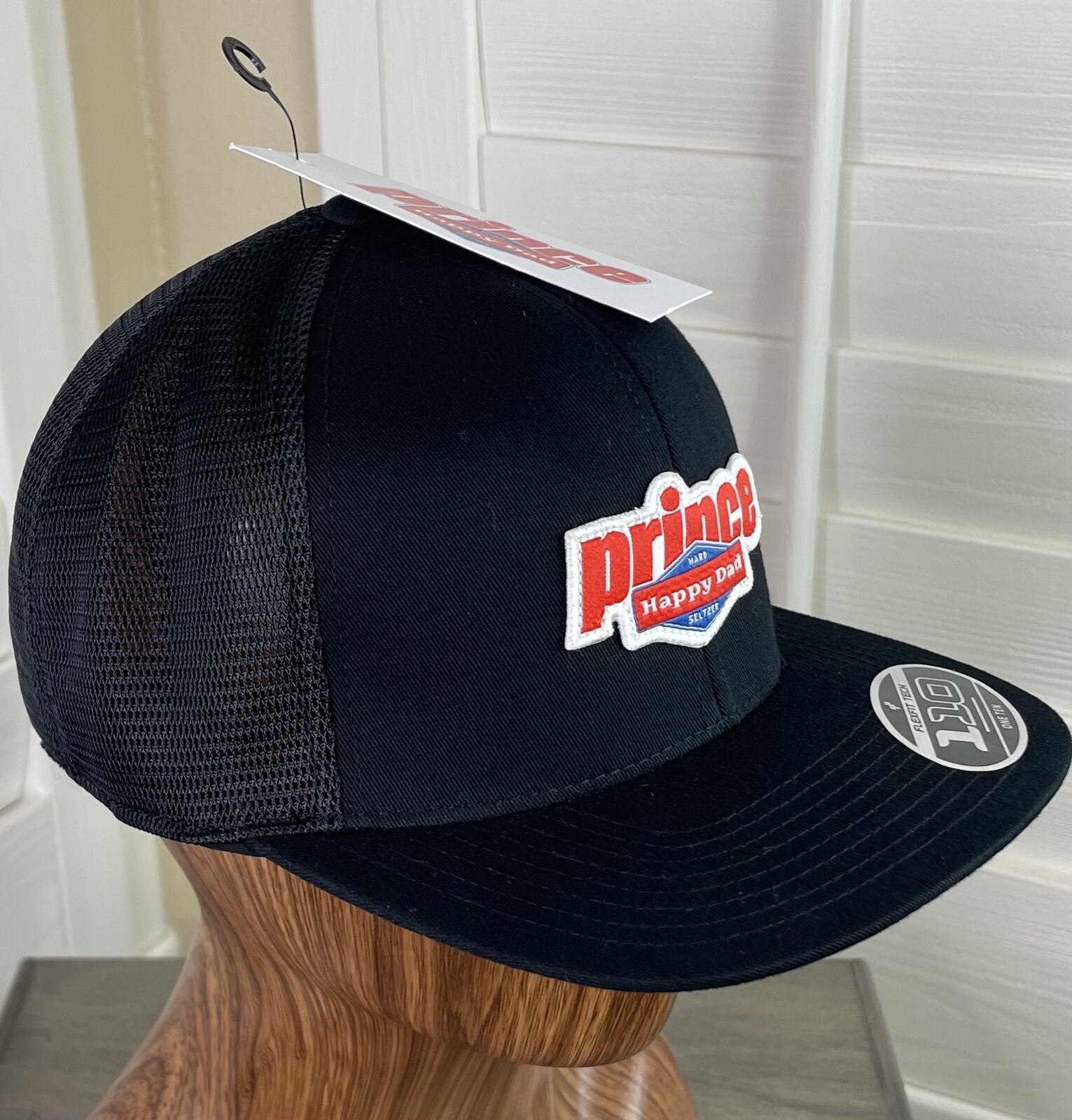 Prince x Happy Dad Hard Seltzer Nelk Boys Tennis Black Snapback Trucker Hat, NWT eBay