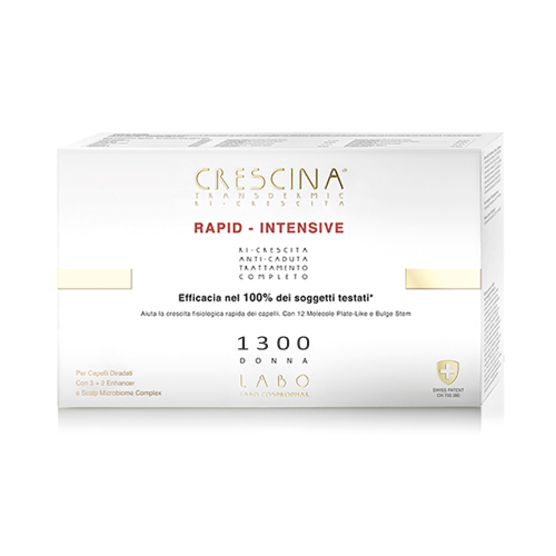 Kit LABO Crescina Transdermic – Traitement Anti-chute Et Repousse Cheveux – 20 + 20 Applications