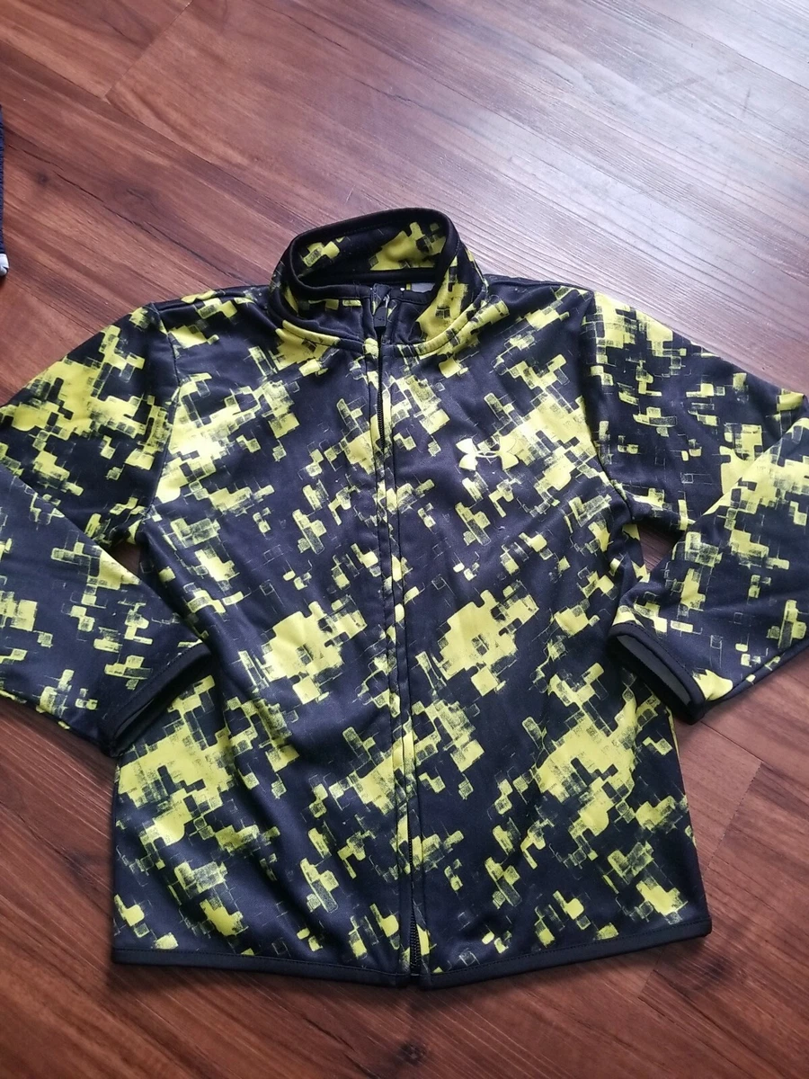 Under armour jackets yellow kids hotsell