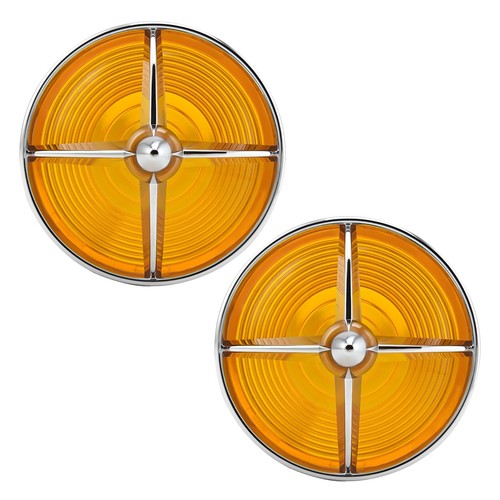 3 1/4'' LED Rear Front Turn Signal Lights For Harley Touring Road Glide - Picture 5 of 9