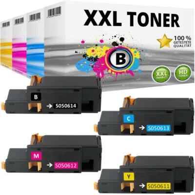 DRUCKFUXX Cartouche Toner XXL Compatible Pour Epson Aculaser C1700 C1750N CX17NF CX17WF