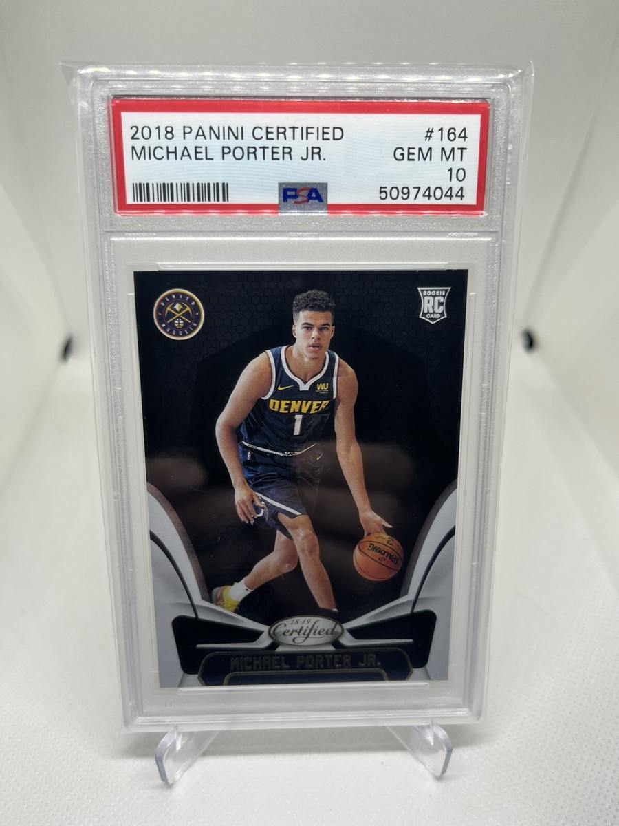 2018 Michael Porter JR Panini Certified Rookie RC #164 PSA
